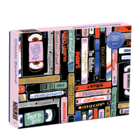 Galison Classic Rewind Puzzle, 1,000 Pieces, 20” x 27” – Jigsaw Puzzle Featuring a Colorful Design and Shiny, Foil Accents – Thick, Sturdy Pieces, Challenging Family Activity, Great Gift Idea