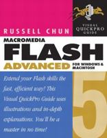 Flash 5 Advanced for Windows and Macintosh Visual QuickPro Guide (With CD-ROM) 0201726246 Book Cover