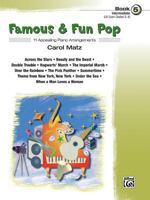 Famous & Fun Pop, Book 5 (Intermediate): 11 Appealing Piano Arrangements 0739042777 Book Cover