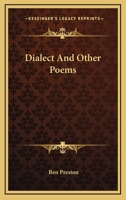 Dialect and Other Poems 0526929030 Book Cover