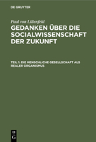 Die Menschliche Gesellschaft Als Realer Organismus 3112383397 Book Cover