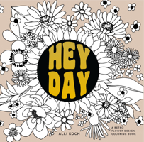 Heyday (Mini): A Retro Flower Design Coloring Book 1958803561 Book Cover