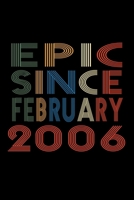 Epic Since January 2006: Birthday Gift for 14 Year Old Men and Women 1661311091 Book Cover