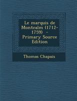 Le Marquis de Montcalm (1712-1759) 1371196060 Book Cover