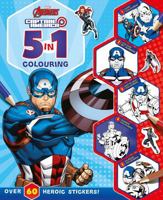 Marvel Avengers Captain America: 5 in 1 Colouring 1837950105 Book Cover