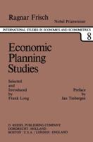 Economic Planning Studies 9027711941 Book Cover
