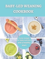 Baby-Led Weaning Cookbook: Puree recipes for baby nutrition and a healthy start B092P6ZJLT Book Cover