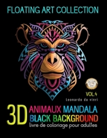 Animaux Mandala 3D Black Background Livre de coloriage pour adulte: coloriage Anti-Stress pour Adultes: 50 Mandalas � colorier 1658046706 Book Cover
