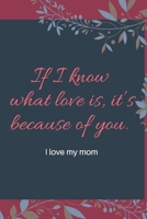 If I know what love is, it’s because of you.: i love my mom 1660854113 Book Cover