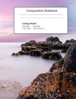 Composition Notebook, College Ruled: Beach, Sunshine, & Ocean 1081164530 Book Cover