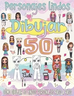 aprende a dibujar Personajes lindos: Dibujos super lindos para aprender a dibujar arte kawaii paso a paso. (Spanish Edition) B0CPM5M51H Book Cover