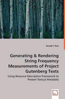 Generating & Rendering String Frequency Measurements of Project Gutenberg Texts 3836494515 Book Cover