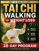 TAI CHI WALKING for WEIGHT LOSS: A Gentle Daily Movement Plan to Burn Fat, Improve Balance, Increase Mobility, and Support Active Aging — Includes ... a Simple 28-Day Program for Lasting Results B0H79CG8ZH Book Cover