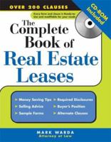 The Complete Book of Real Estate Leases (+CD-ROM) (Complete Book of) 1572486287 Book Cover