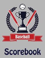 Baseball Scorebook : 100 Basic Scorecards for Baseball 1095134175 Book Cover
