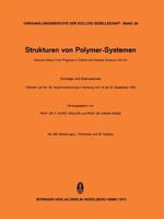 Strukturen von Polymer-Systemen: 3662160188 Book Cover