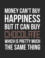 Money Can't Buy Happiness But It Can Buy Chocolate Which Is Pretty Much The Same Thing: 2020 Monthly Budget Planner With Daily Expense Tracker 1712744038 Book Cover