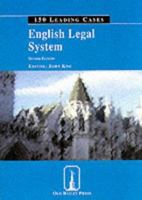 English Legal System 1858364515 Book Cover