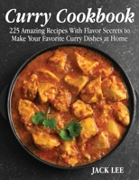 Curry Cookbook: 225 Amazing Recipes With Flavor Secrets to Make Your Favorite Curry Dishes at Home 1801691398 Book Cover