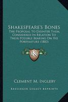 Shakespeare's Bones 1595406131 Book Cover
