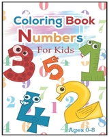 coloring book number for kids ages 0-8 B092GTPLRN Book Cover