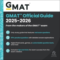 GMAT Official Guide 2025 - 2026: Book + Online Question Bank B0FLJ5WVNQ Book Cover