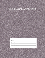 Ausbildungsnachweis: Berichtsheft Ausbildung / Ausbildungsnachweisheft täglich/wöchentlich / ausreichend für 1 Lehrjahr / 1Woche je Seite/ Montag bis Sonntag / Motiv Schwarz Silber (German Edition) 1655505998 Book Cover
