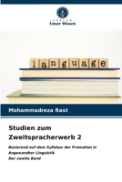 Studien zum Zweitspracherwerb 2 6203973130 Book Cover