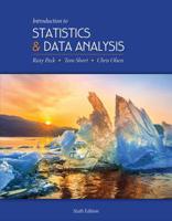 Introduction To Statistics and Data Analysis 0534370926 Book Cover