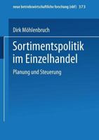 Sortimentspolitik Im Einzelhandel: Planung Und Steuerung 3409131744 Book Cover