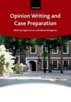 Opinion Writing and Case Preparation 0199591849 Book Cover