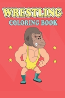 Wrestling Coloring Book: Mascot Wrestlers B0CP7Z4ZZ8 Book Cover