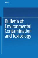 Bulletin of Environmental Contamination and Toxicology 3662375168 Book Cover