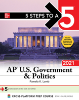5 Steps to a 5: AP U.S. Government & Politics 2021 1260466868 Book Cover