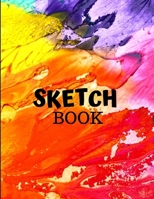 SKETCH BOOK: Your sketchbook Journal for Writing, Drawing, Painting, Doodling - 100 pages - Extra Large Size - Beautiful Cover - Notebook - High ... - Personal - Artists - Teachers - School 1673206549 Book Cover