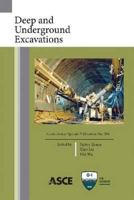Deep and Underground Excavations, Geotechnical Special Publication No. 206 0784411077 Book Cover