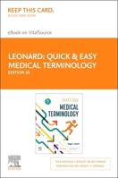 Quick & Easy Medical Terminology - Elsevier eBook on Vitalsource 0323933165 Book Cover
