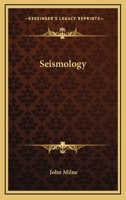 Seismology 1015939538 Book Cover