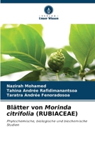 Blätter von Morinda citrifolia (RUBIACEAE) 6205695340 Book Cover