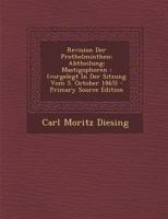 Revision Der Prothelminthen: Abtheilung: Mastigophoren: (Vorgelegt in Der Sitzung Vom 5. October 1865) 0341641472 Book Cover