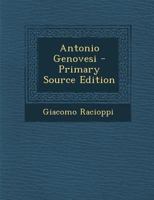 Antonio Genovesi 1020717467 Book Cover