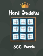 Hard Sudoku puzzle: 300 sudoku puzzle includes solutions B084GFT1GV Book Cover