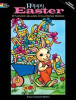 Happy Easter Stained Glass Coloring Book 0486472965 Book Cover