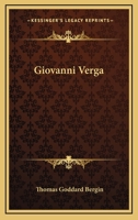 Giovanni Verga 1163168610 Book Cover