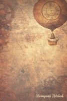 Steampunk Notebook: Simple Dot Grid Paper Notebook - Ideal for Your Daily Notes, Doodles, Sketches, Memories and Any Thoughts You Want to Write or Draw 1676250522 Book Cover