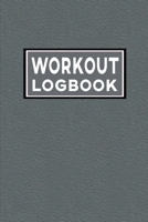 Workout Journal Book: Fitness Logbook Undated Exercise Journal Stylish, Minimalistic and Easy-to-Use Gym Log Book - Textured Grey 1676219188 Book Cover