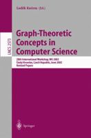 Graph-Theoretic Concepts in Computer Science: 28th International Workshop, WG 2002, Cesky Krumlov, Czech Republic, June 13-15, 2002, Revised Papers 3540003312 Book Cover