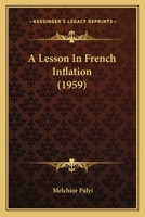 A Lesson In French Inflation 1169829422 Book Cover