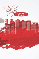 TOKYO GAMES 2020 Dot Grid Notebook: 300 Page TOKYO Skyline Compact Journal 1677429968 Book Cover