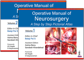 Operative Manual of Neurosurgery: A Step by Step Pictorial Atlas 9354654290 Book Cover